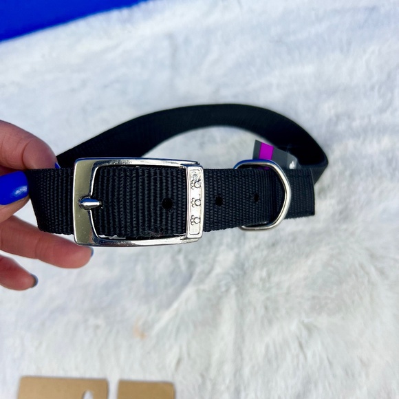 🔥2/$10 NWT |•PET WEAR•| Black Doggy Collar 1 Inch x 19-22 Inches Large Doggo - Picture 1 of 7